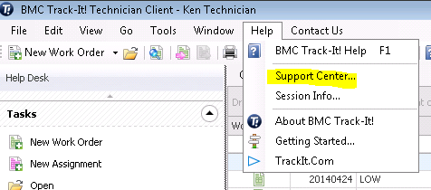 Choose Support Center