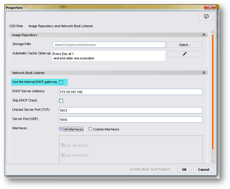 OSD Boot Listener configuration when 3rd Party DHCP manages PXE offers