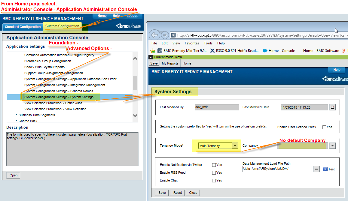 System Setting